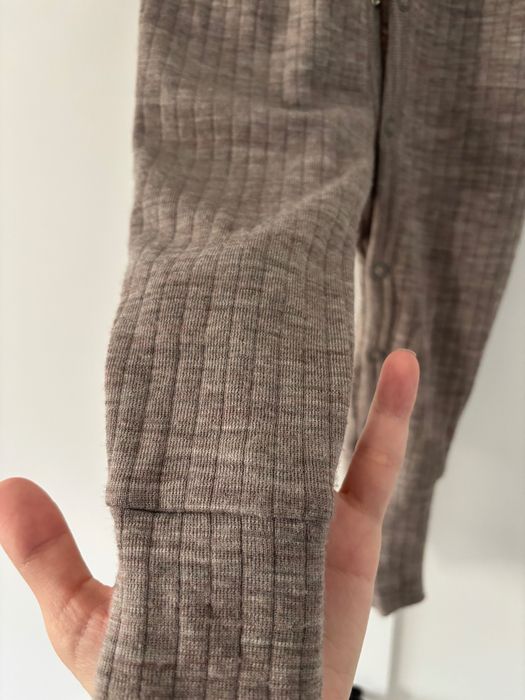 Salopeta de corp lana merino 4-9 luni