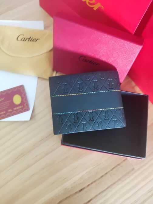 In stoc Portofel pentru bărbați piele Cartier 6271