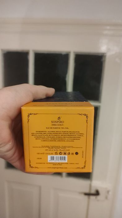 Vând parfum sospiro erba gold 100ml