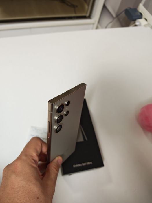 Samsung S24 Ultra Cream 512GB Fullbox impecabil bon achiziție.