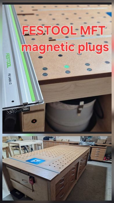 3D PRINT - FESTOOL MFT dopuri plugs + Accesorii atelier, BOSCH, MAKITA
