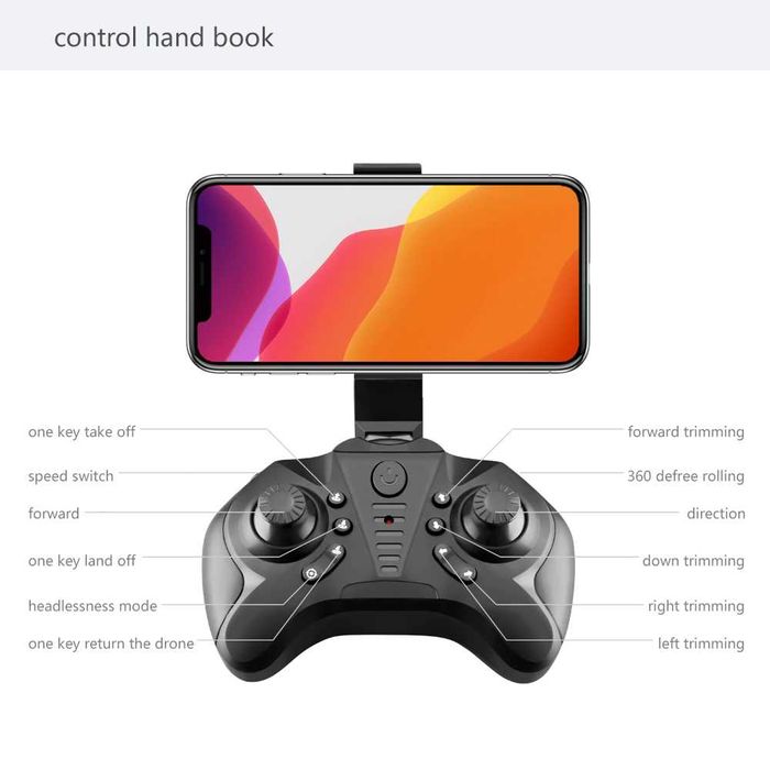 Дрон с WiFi камера и джойстик за телефон
