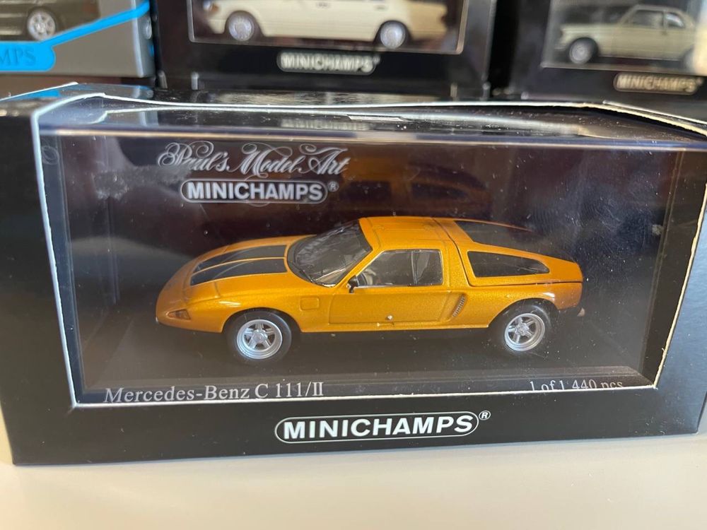 Macheta Mercedes C111 1:43 Minichamps