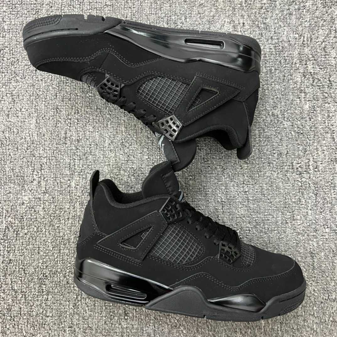 Nike Jordan 4 Retro Black Cat / Adidasi Premium Noi 2024