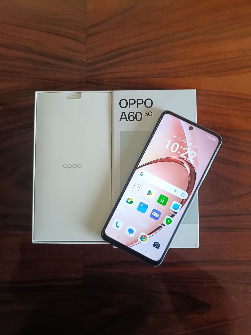 Vând Oppo A60 5G+ dual SIM nou cutie full box
