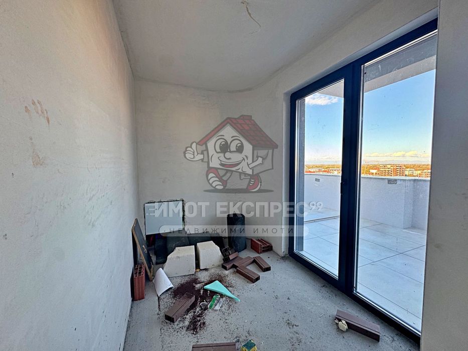 Тристаен апартамент, ново строителство, голяма тераса и гледка, Запад