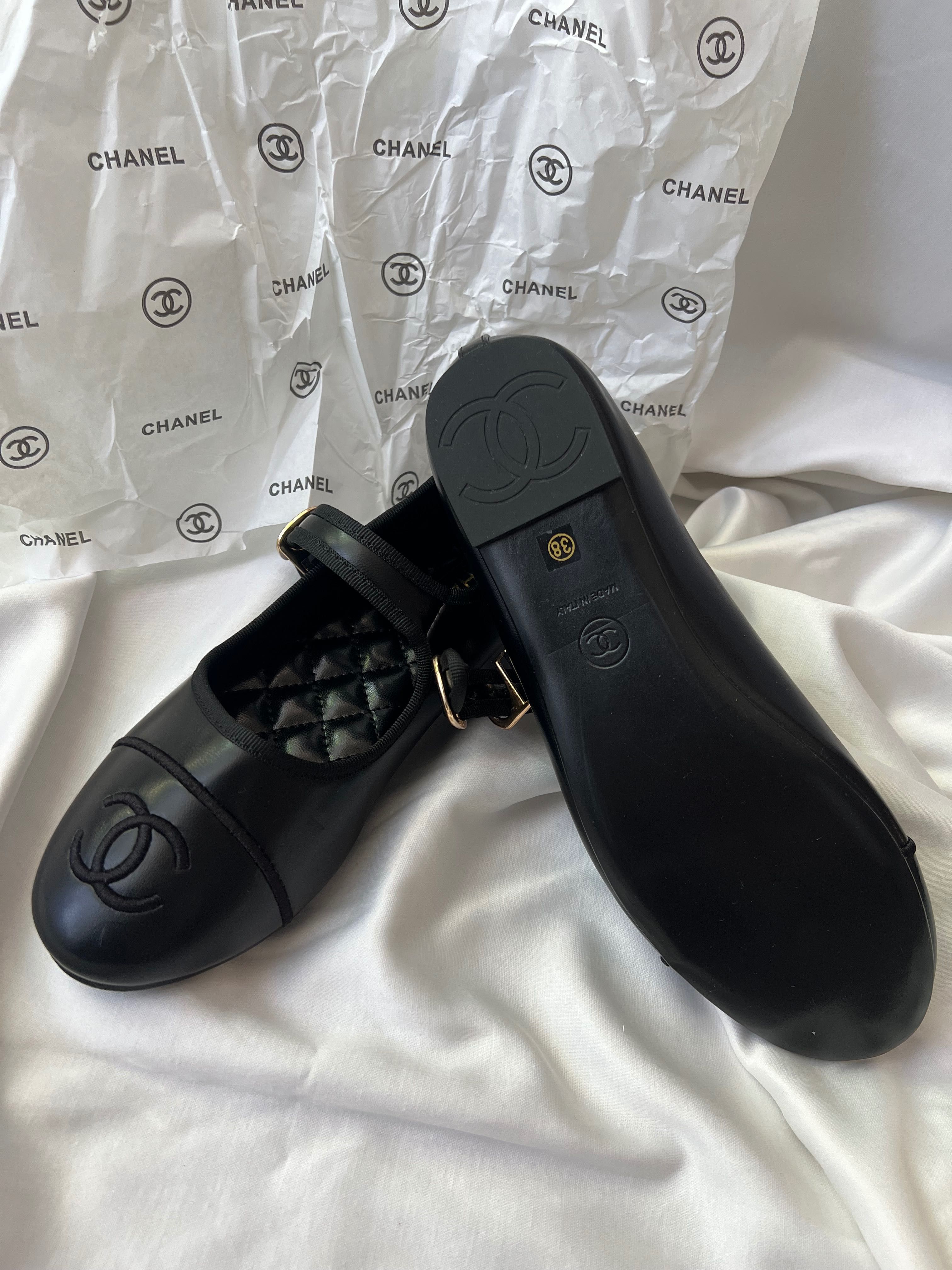 Обувки балеринки chanel