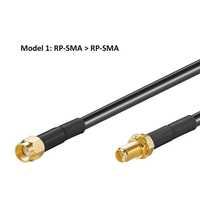 Cablu prelungitor antena WiFi sau TV coaxial RF RP-SMA mufa F LMR SMA
