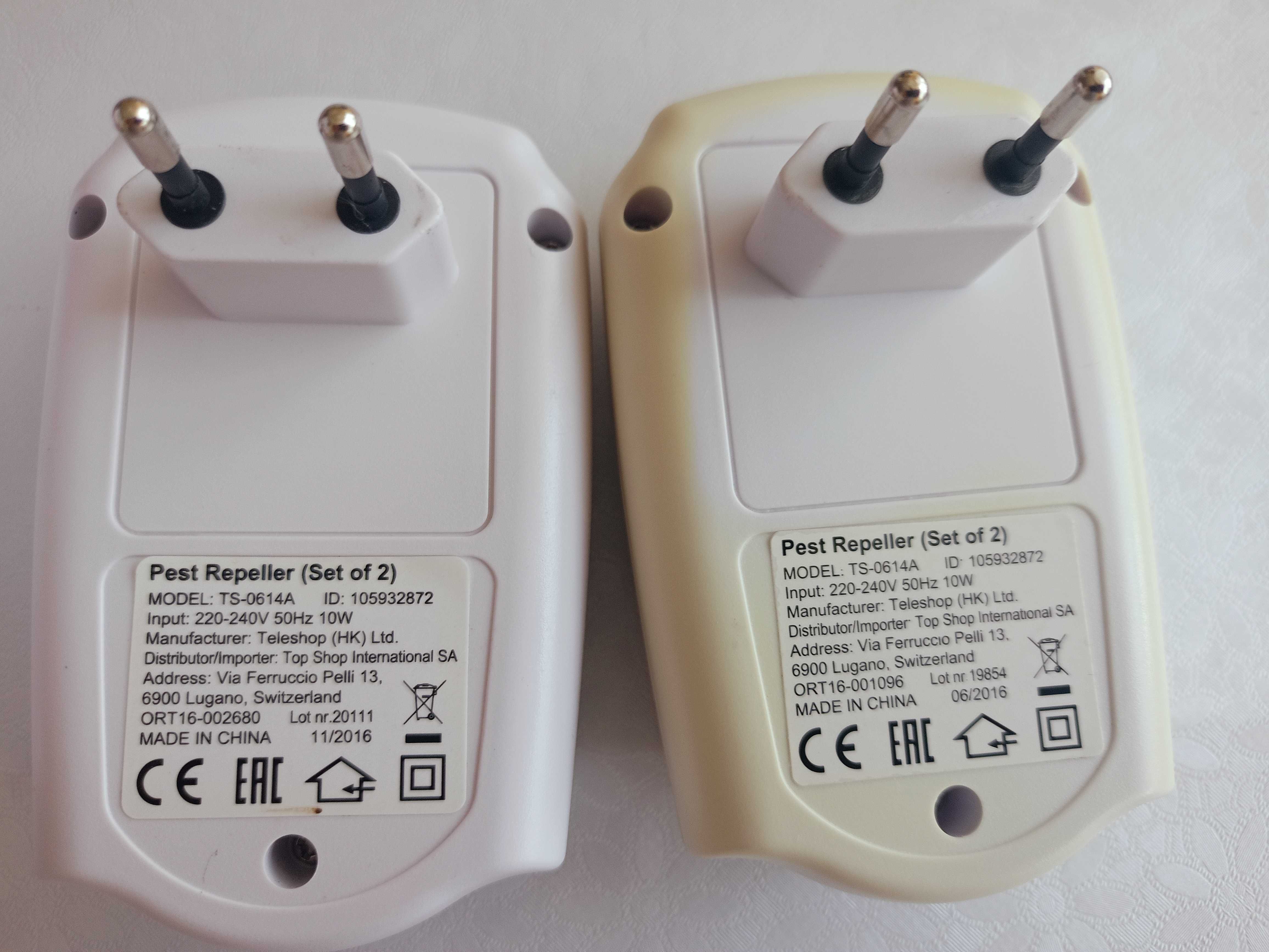 Уред против вредители Pest Repeller#ПЕСТ РИПЕЛЪР# 2 бр. комплект