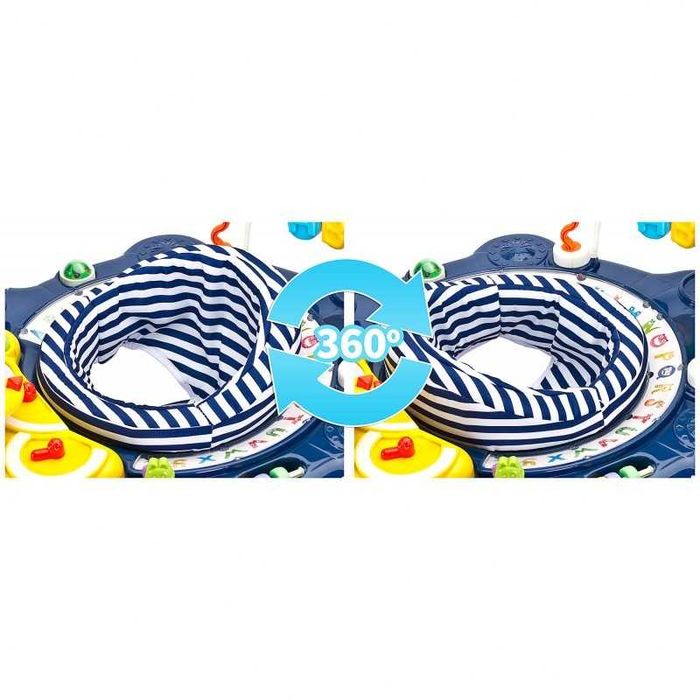 Premergator transformabil in jumper Toyz Hip Hop cu scaun rotativ 360