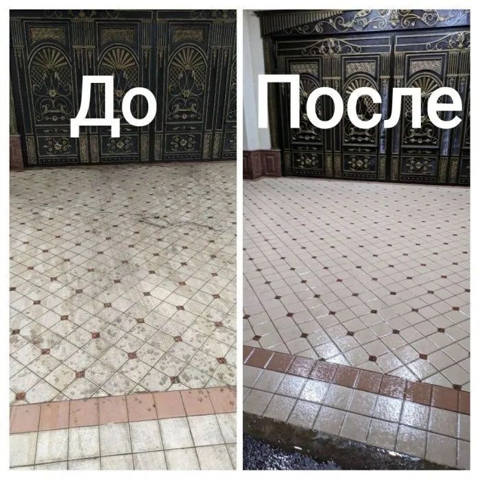Предлагаем свои услуги уборок,мойки фасадов и брусчатки