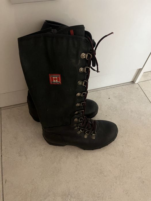 Cizme iarna/zapada piele naturala si material canada snow