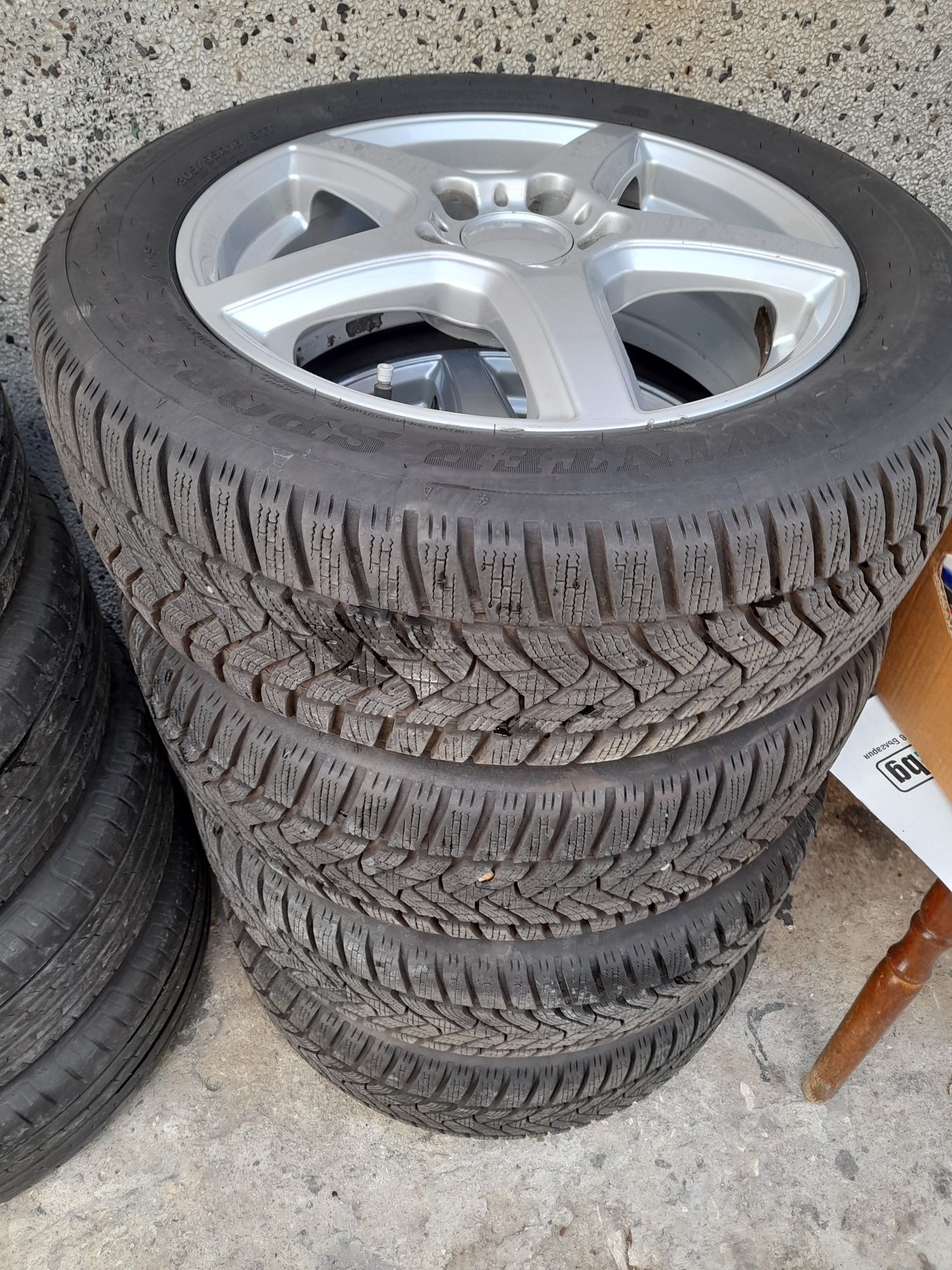 Гуми с джанти Mercedes  W204  205/55/16