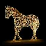 Figurină LED CALUL - decor elegant și zonă foto
