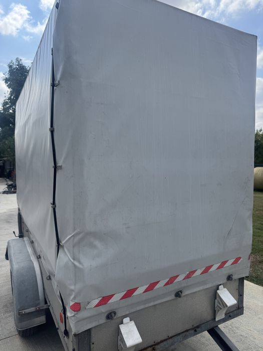 Remorcă auto Oswald cu prelată, dublu ax, MMA 2000 kg
