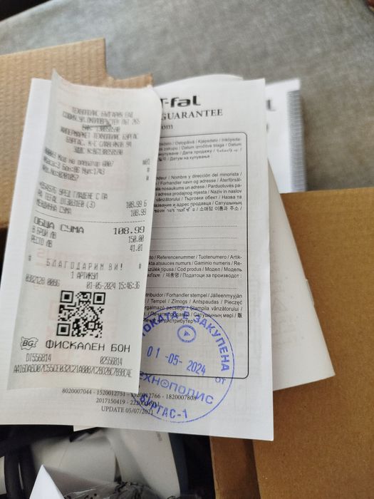 Вертикален уред за гладене Tefal