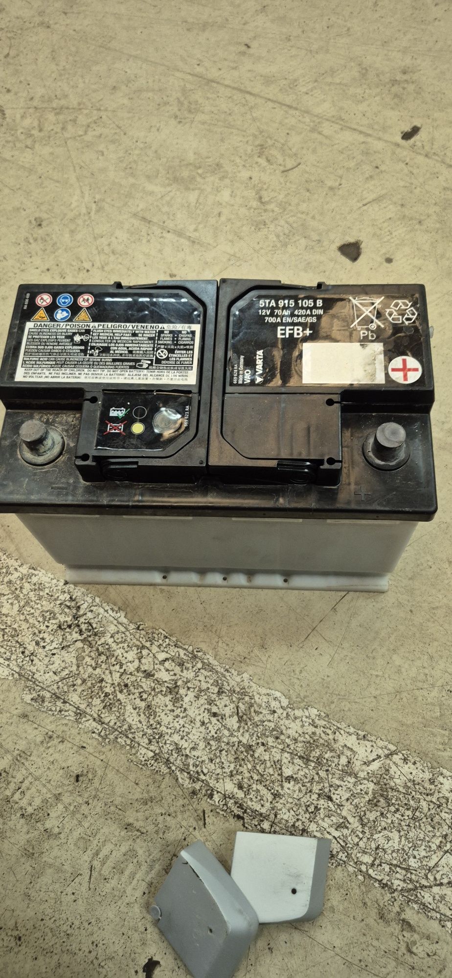 Baterie Varta EFB VW Originala 70Ah cu 700A