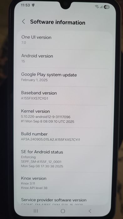 Vand   Samsung Galaxy A15 5G 128GB 4GB RAM Dual