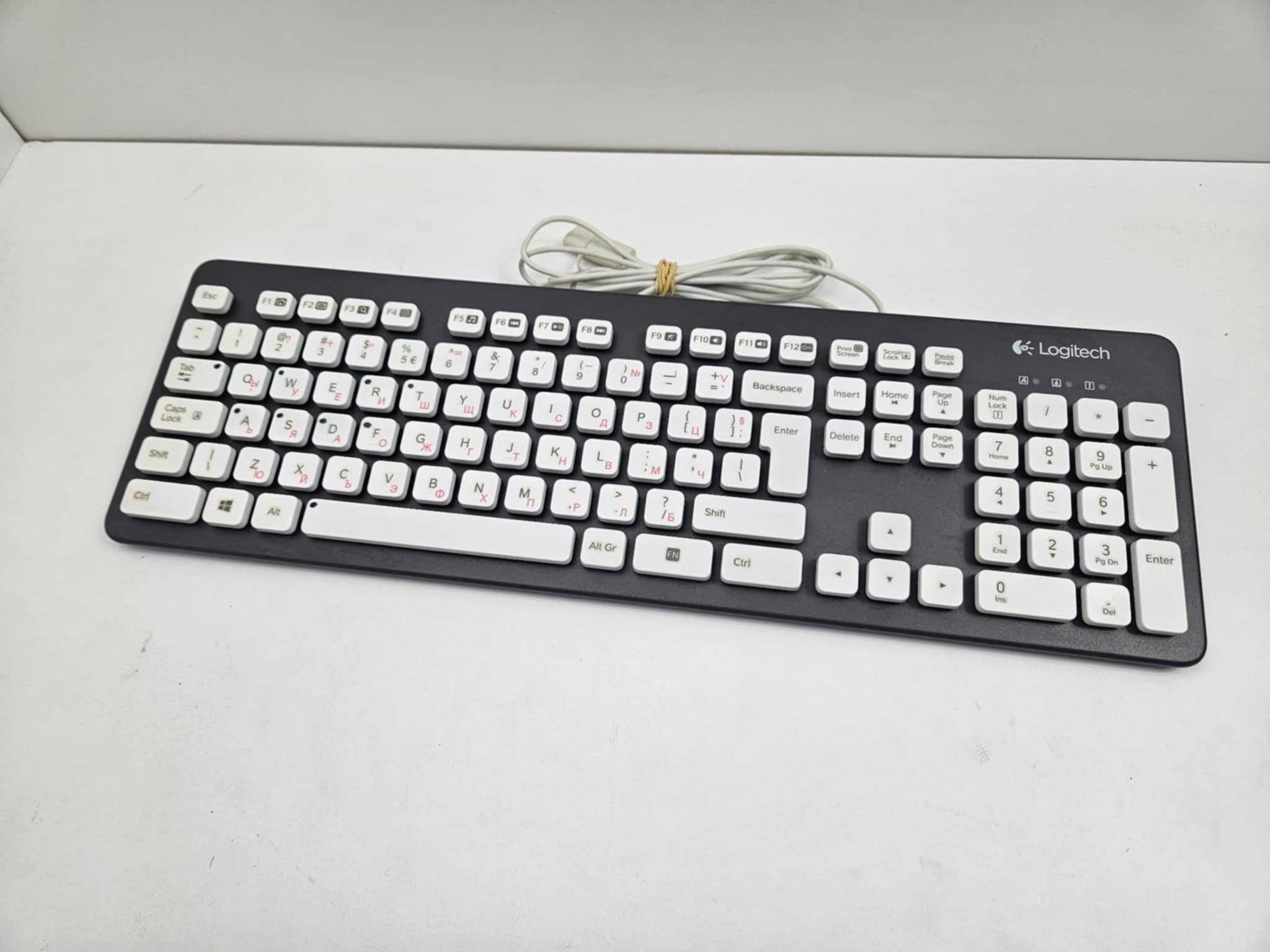 +Гаранция! Миеща се Клавиатура Logitech Washable Keyboard K310