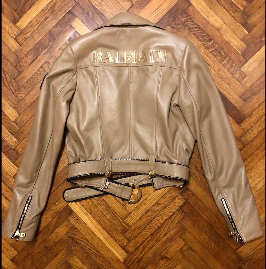 Яке естествена кожа Balmain
