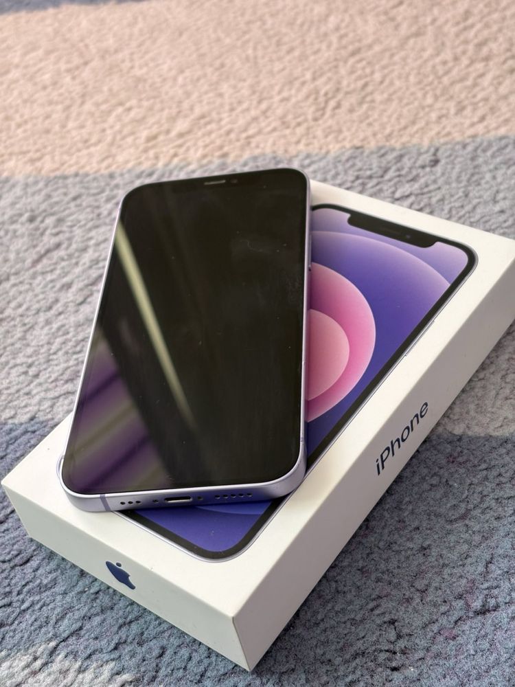 IPhone 12, 256 GB, Лилав