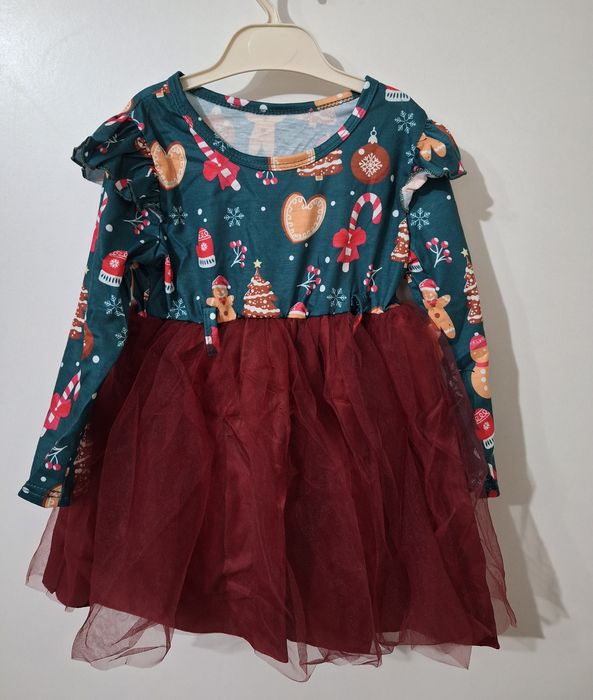Коледна детска рокля - 2 размера