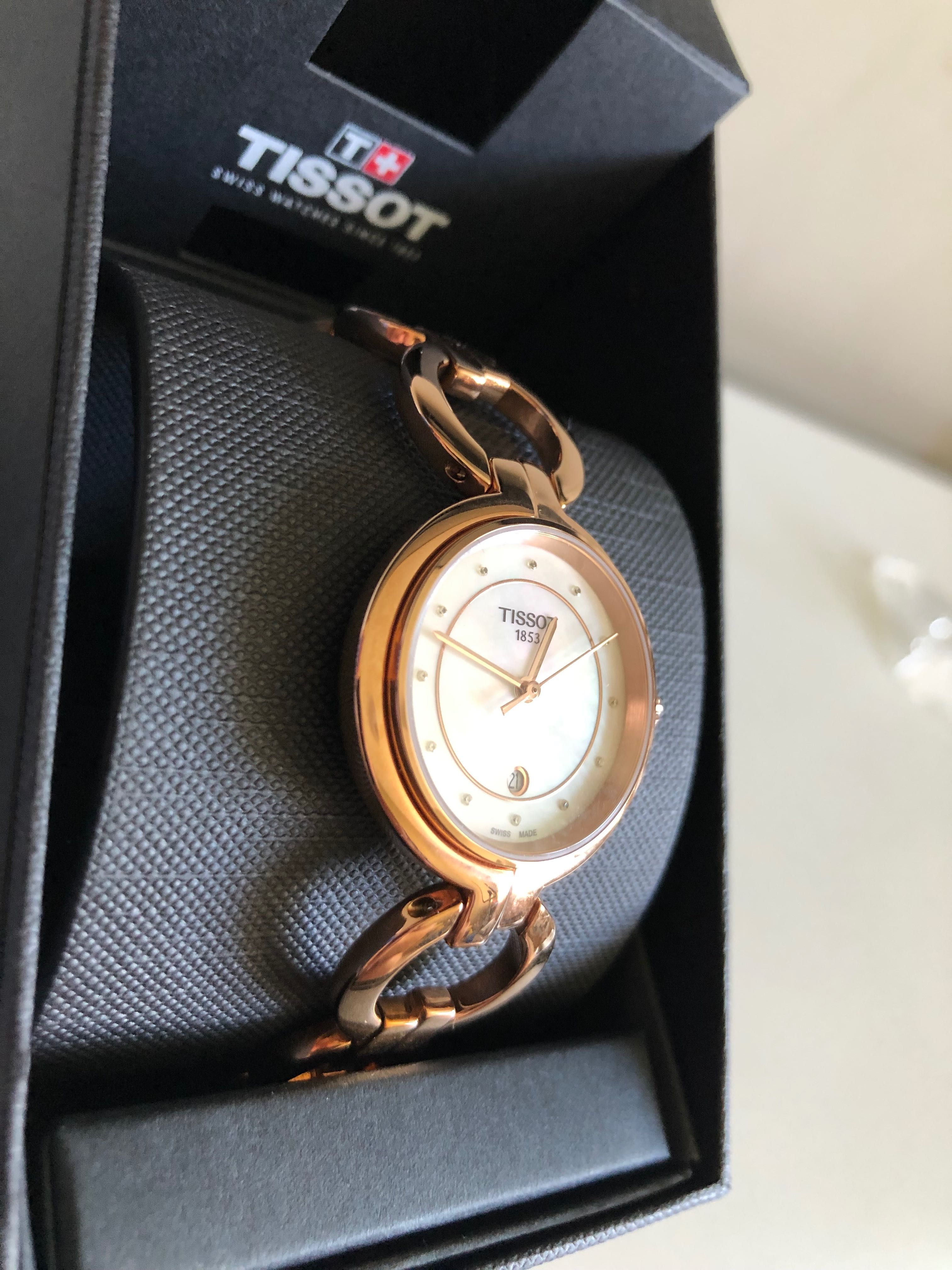 Ceas Tissot Flamingo Lady'S  Rose Gold Perlat