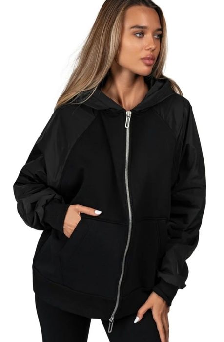 Hanorac negru pantaloni S vagabond