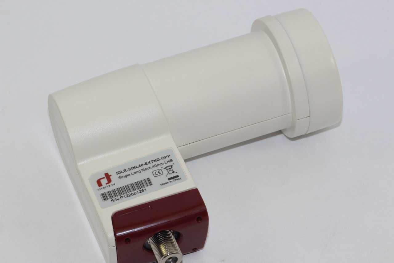 Inverto Red Single LNB, Low 0.3dB Noise Figure/ HDTV/ 4K