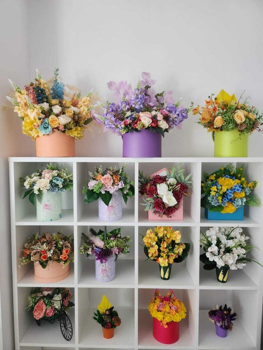 Aranjamente florale lucrate manual, decoratiuni evenimente