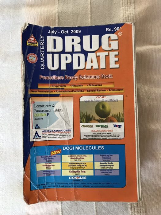 Carte de medicina Drug update