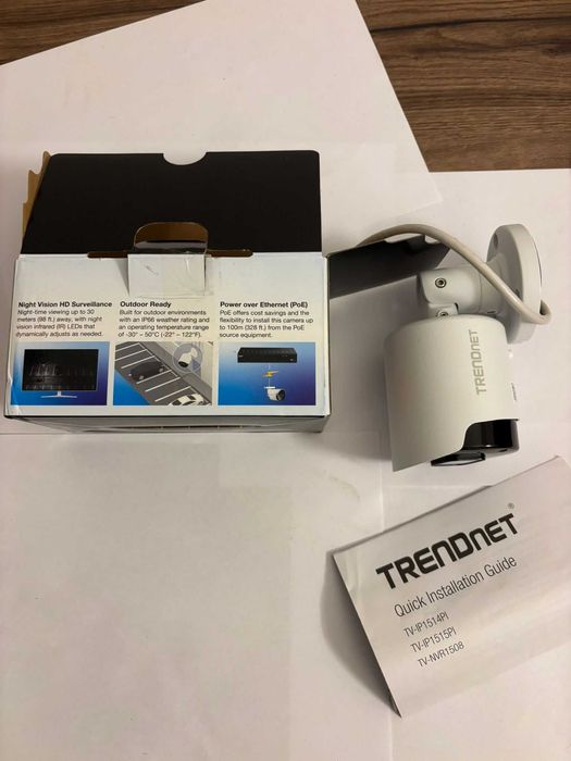 TRENDnet, TV-IP1514PI, Cameră de rețea PoE Bullet de 5MP H.265