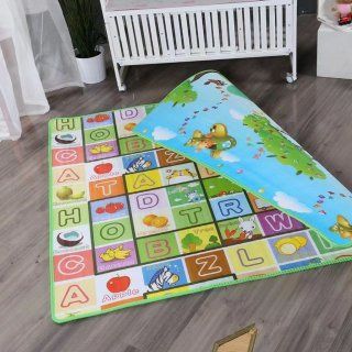 Двулицево детско килимче, Топлоизолиращо. 120х180 см и дебелина 0.5 см