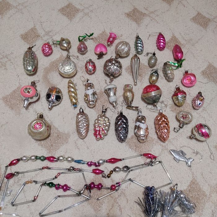 Продам старинные ёлочные игрушки времён СССР