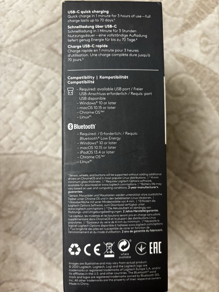 Мышь Logitech MX Anywhere 3 розовый