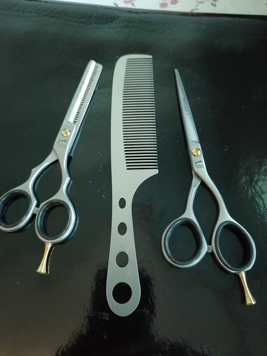 Set Foarfeci profesionale jaguar tuns filat pieptăn 6