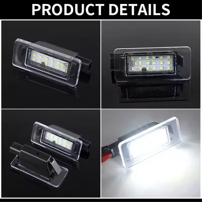 Lampi Numar Full Led Dacia Duster 2 logan 2 Megane Clio Laguna Renault