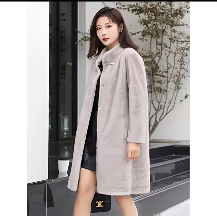 Шуба из эко меха