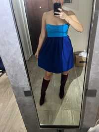 Rochie albastra midi