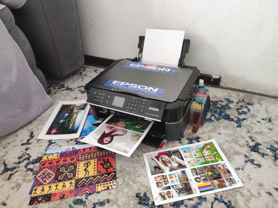 Epson L 650 kopia skanerli 6 ta rangli hama yeri 100% idialni tiniq
