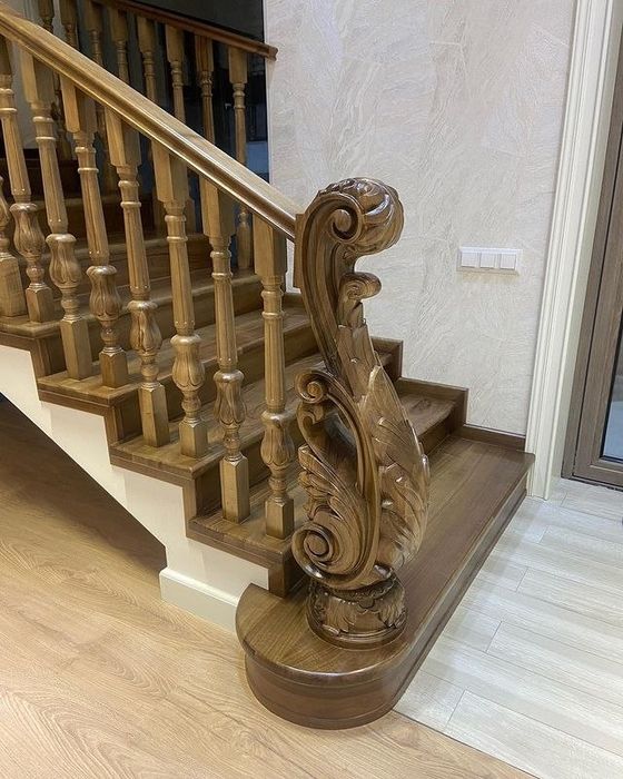 Yog'och zinalar mdf shpon zinalar