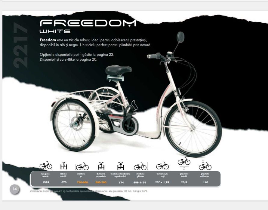 Tricicleta freedom