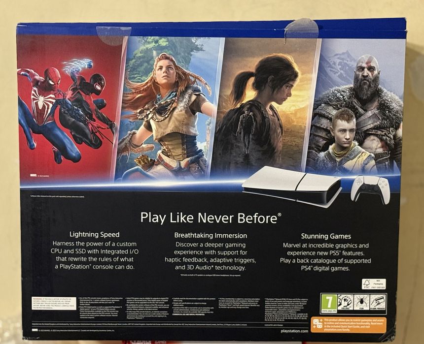 НОВО!!! Конзола PlayStation 5 Digital Edition (PS5) Slim, 1TB SSD