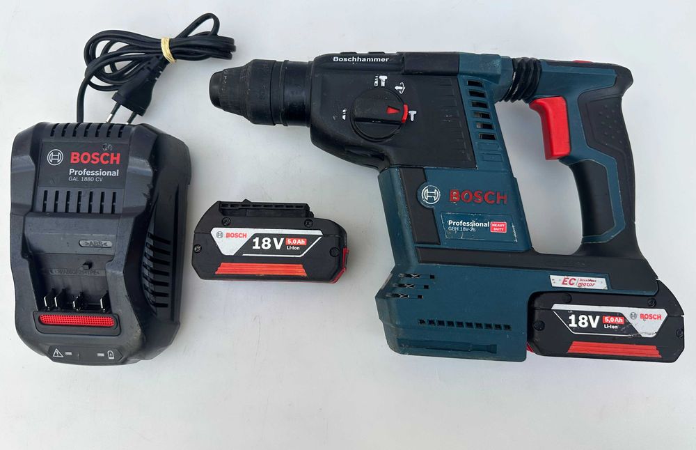 BOSCH GBH 18V-26 - Безчетков перфоратор 2x18V 5.0Ah 2.6J