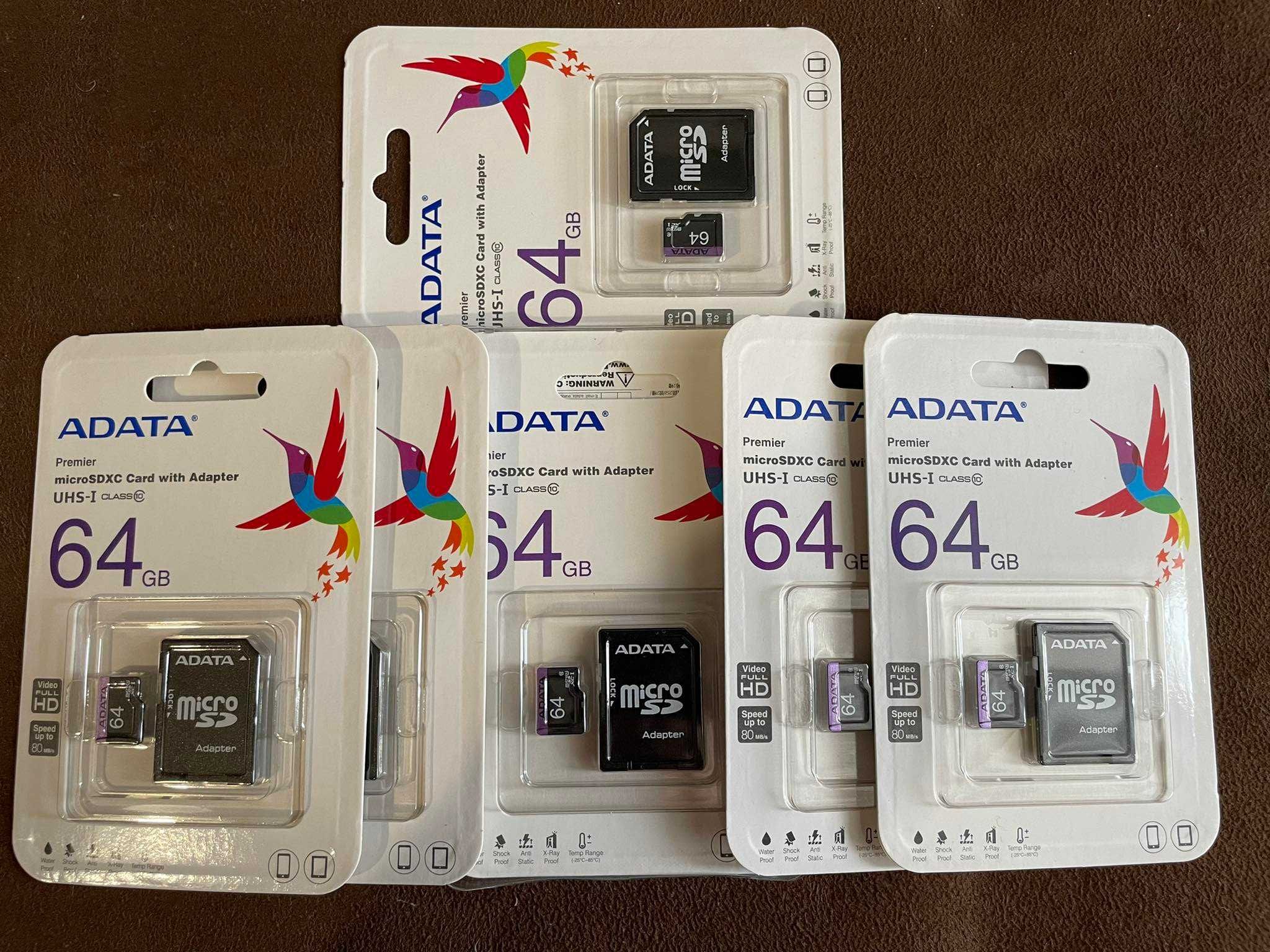 ADATA 32 GB/ 64 GB, Premier micro SD