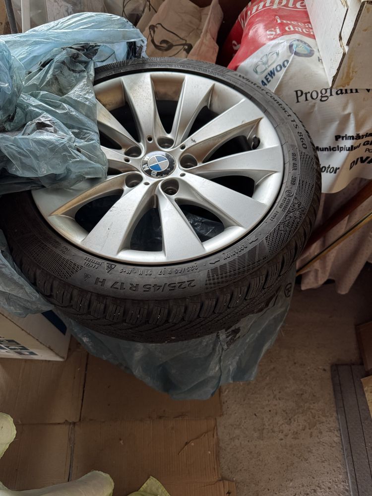 Jante/ roti bmw f30 17 inch continental iarna 225 45 r17
