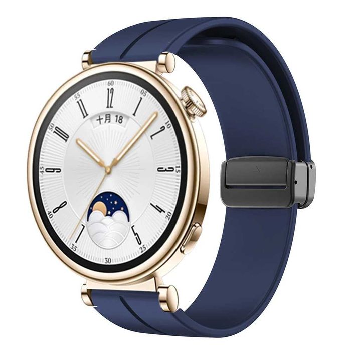 Curea magnetica silicon 18mm Huawei Watch GT 4 41mm Samsung Xiaomi