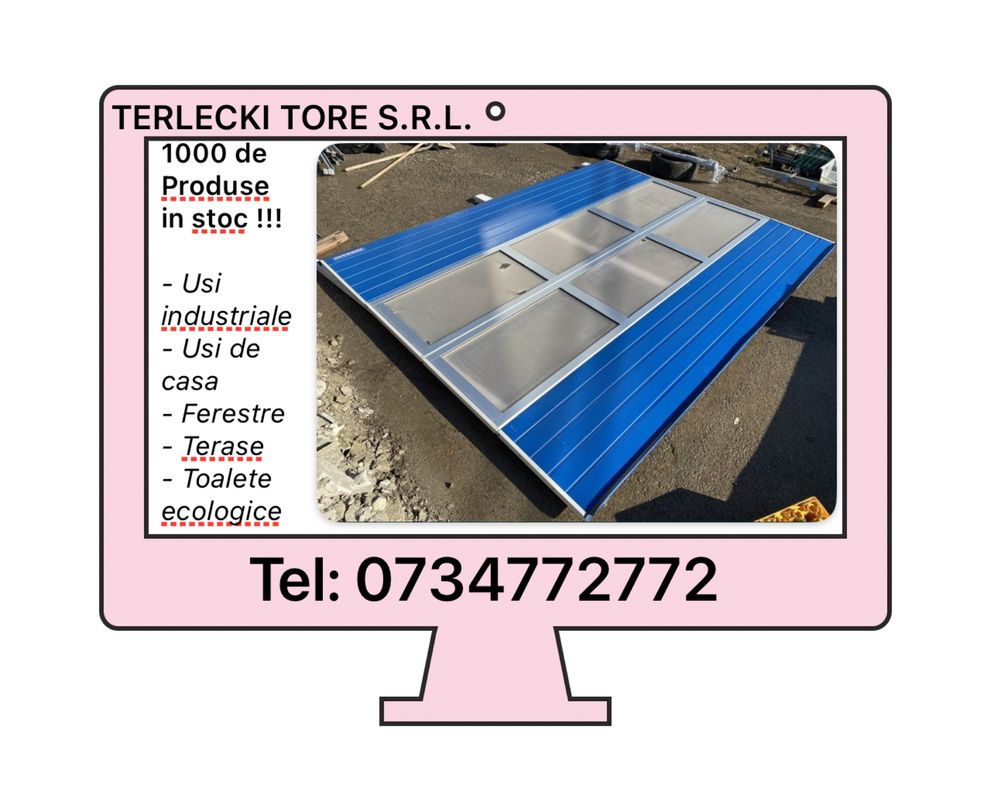USA SECTIONALA INDUSTRIALA Hormann poarta garaj H 291 x L 354 Garantie