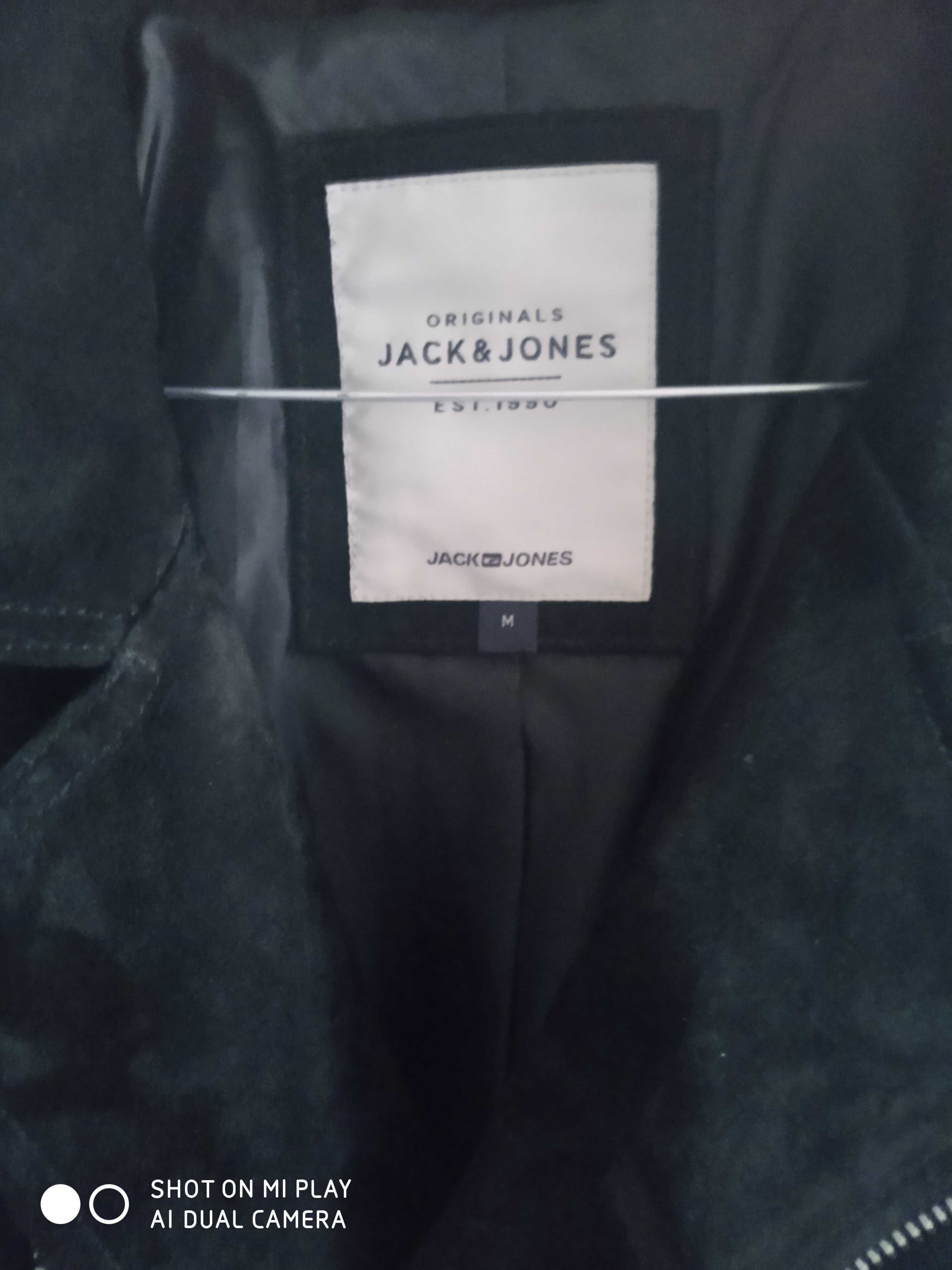 Две якета Jack & Jones -естествена кожа.