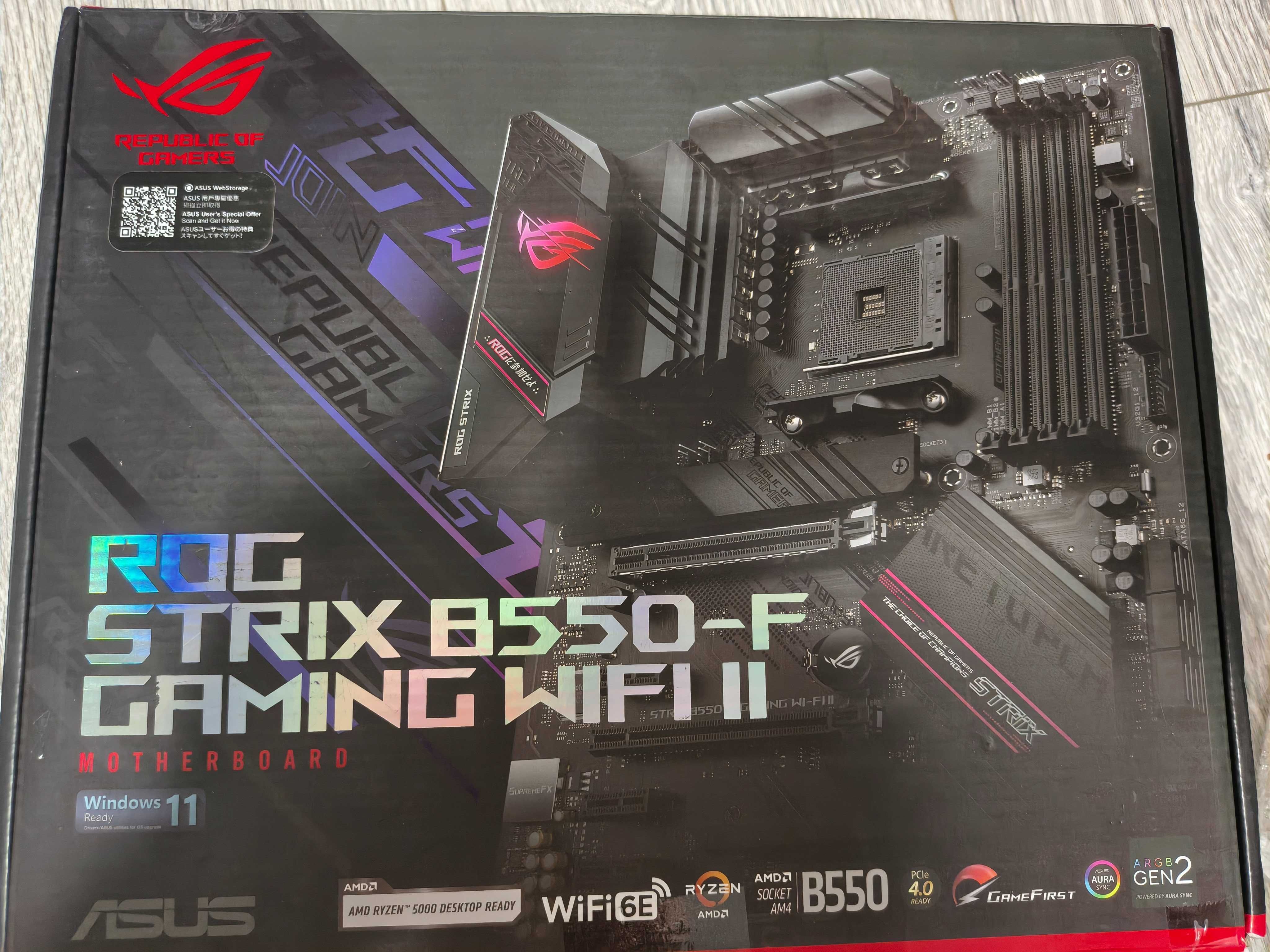 Дъно Asus ROG STRIX B550-F Gaming WIFI II - сокет AM4